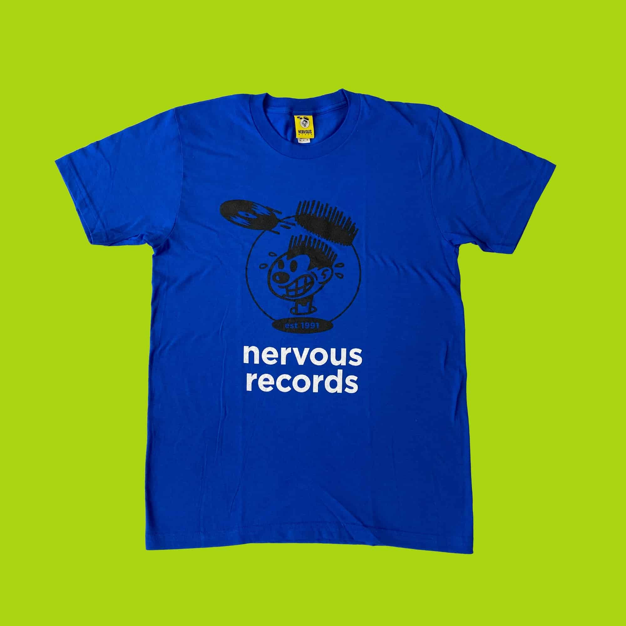 Interconnect Converge filthy Nervous Identity Men's T-Shirt (Royal Blue) - Nervous Records